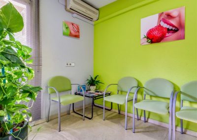sala espera consulta clinica dental